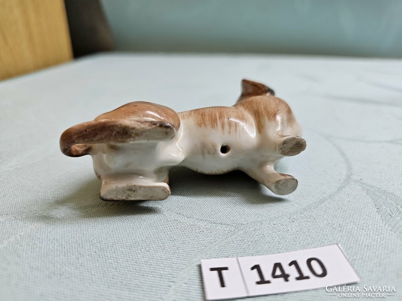 T1410 porcelain dachshund 10 cm