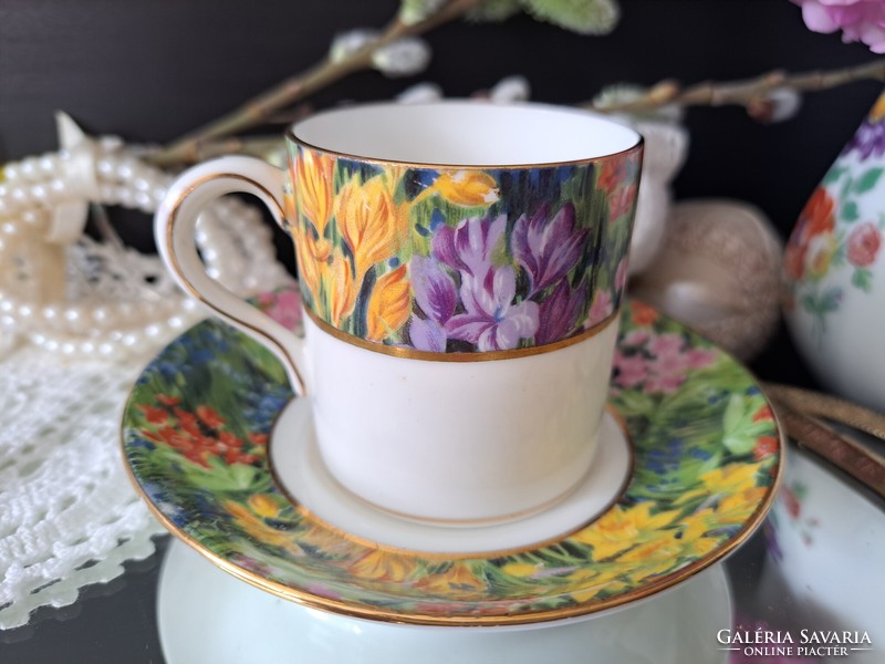 Rare paragon springtime porcelain coffee cup