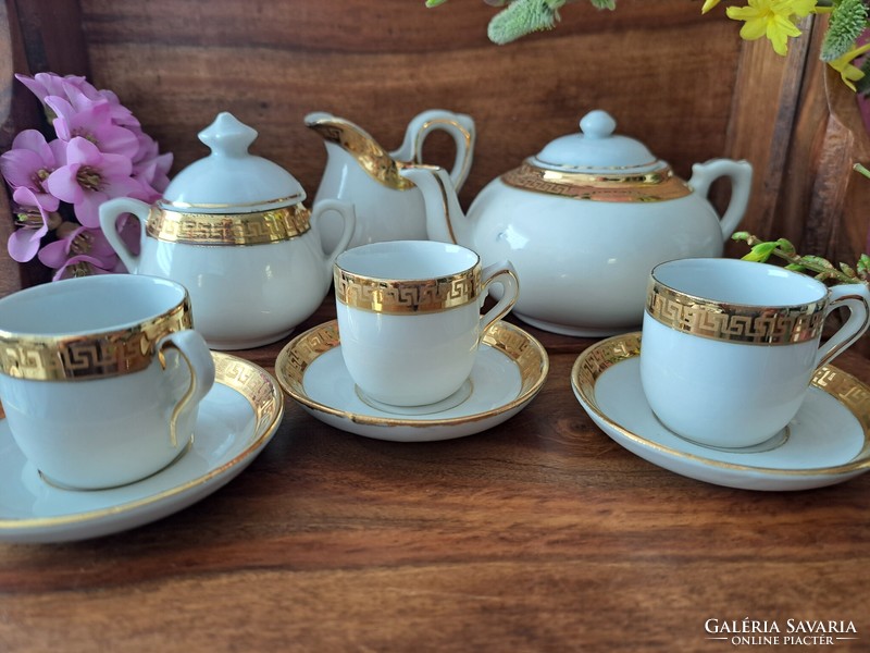 Baby-sized porcelain tea set