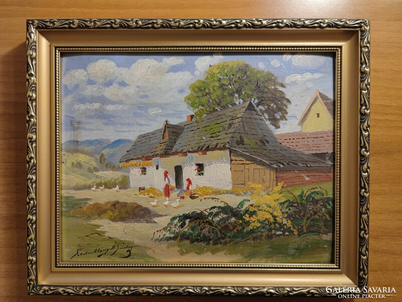 Sándor Szentmiklóssy's picture of farm life