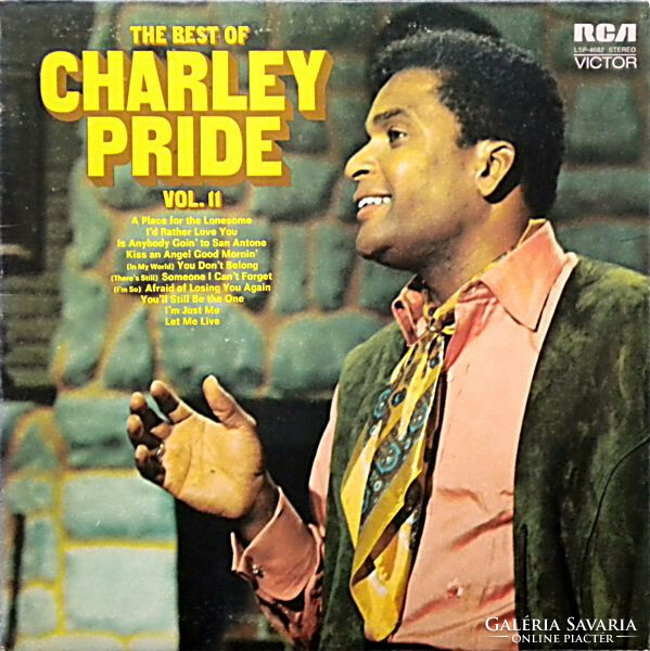 Charley pride - the best of charley pride vol. Ii (lp, comp, ora)