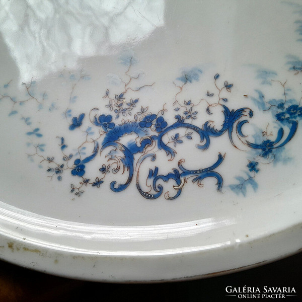 Antique porcelain cornflower tray cake plate - 38 cm - art@decoration