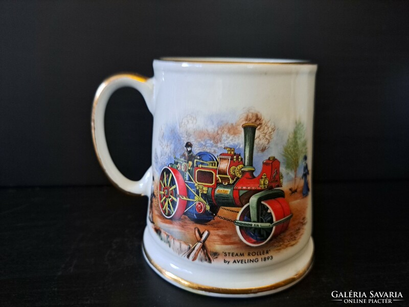 Old foley james kent collector steam engine mug