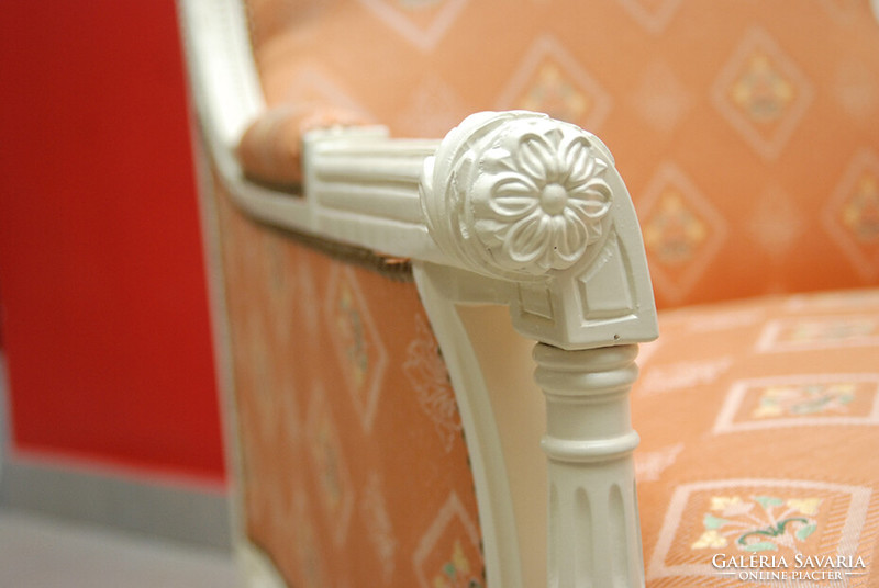 Armchair with neo-baroque design features