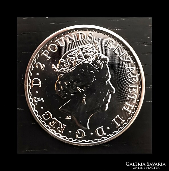 Britannia - befektetési színezüst érme, 1 uncia
