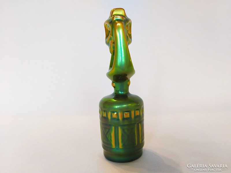 Zsolnay eozin art-deco sun figure. Flawless!