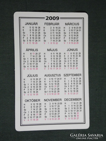 Card calendar, pr telecom, cable TV, internet, telephone provider, 2009, (6)
