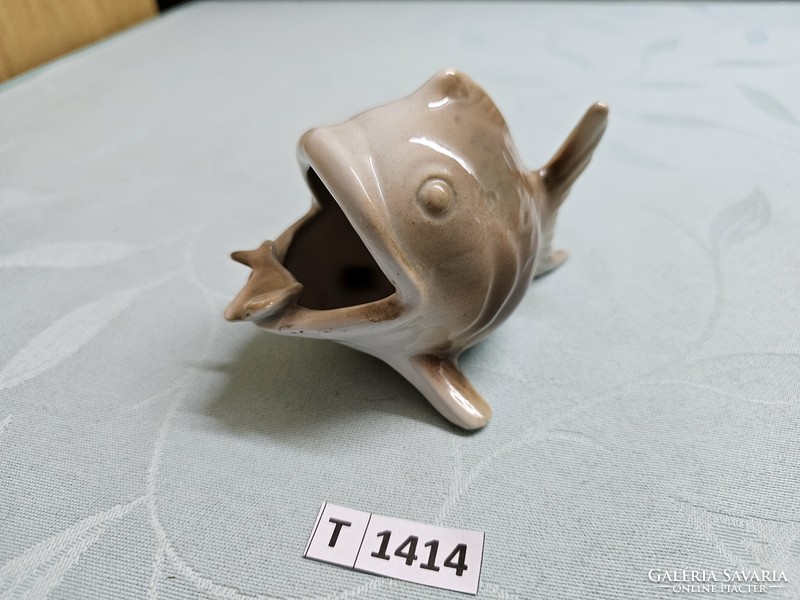 T1414 porcelain fish 11 cm