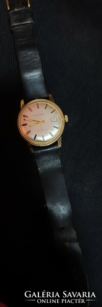 Vintage Elfinger Men's Manual Wind Watch 17 Jewels Swiss 1960s