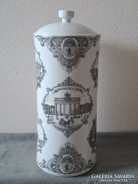 Ritka! Wallendorf porcelán tésztatartó