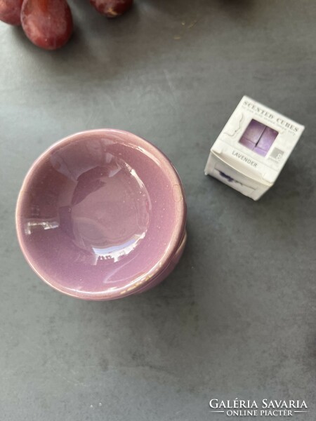 Purple ceramic small vaporizer with lavender wax