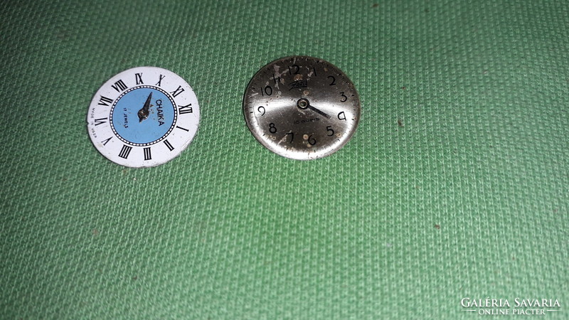 Antique old and new clock watch parts - gear screw pointer - together according to the pictures 9.