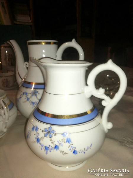 Antique porcelain cornflower tea coffee service - art@decoration