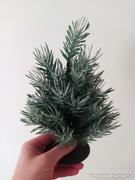 A small artificial pine tree