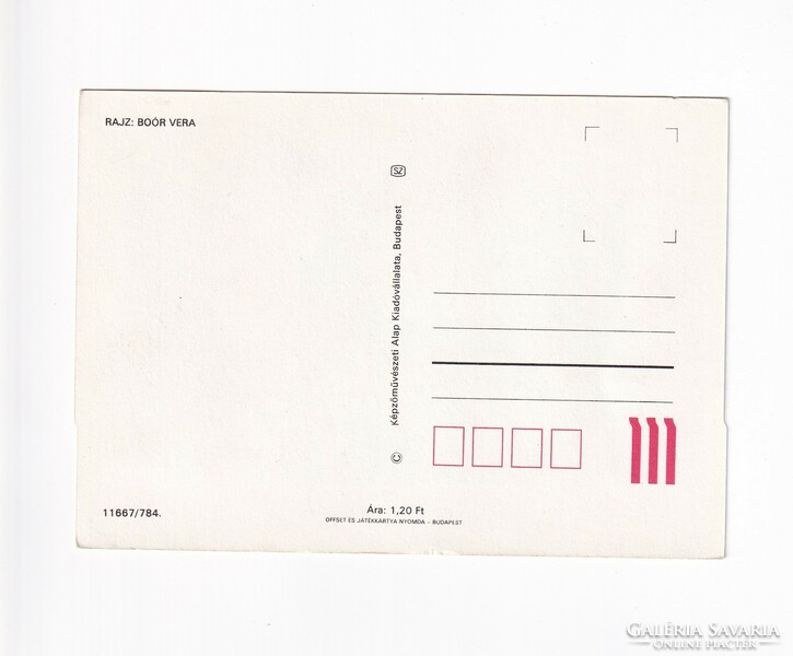 H:73/1 Húsvéti Üdvözlő képeslap postatiszta "Képzőművészeti grafikai lapok" 01