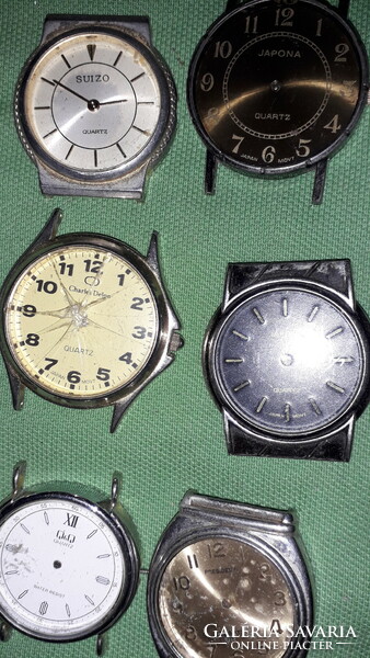 Antique old and newer watches, watch parts - watches, dials, cases - together according to the pictures 5.