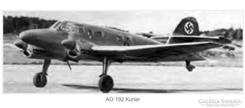 AGO Flugzeugwerke  ao 192 “Der Kurier”   Extréme rarität!