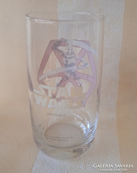 4db STAR WARS üveg pohár