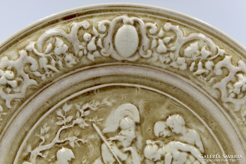 Zsolnay historicizing decorative bowl (old ivory)