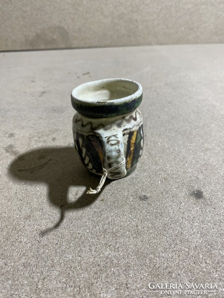Korondi ceramic cup, signed, size 8 cm. 3122