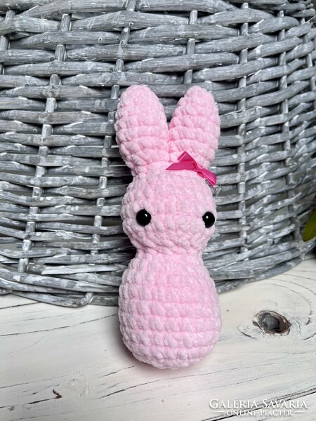 Crocheted plush bunny