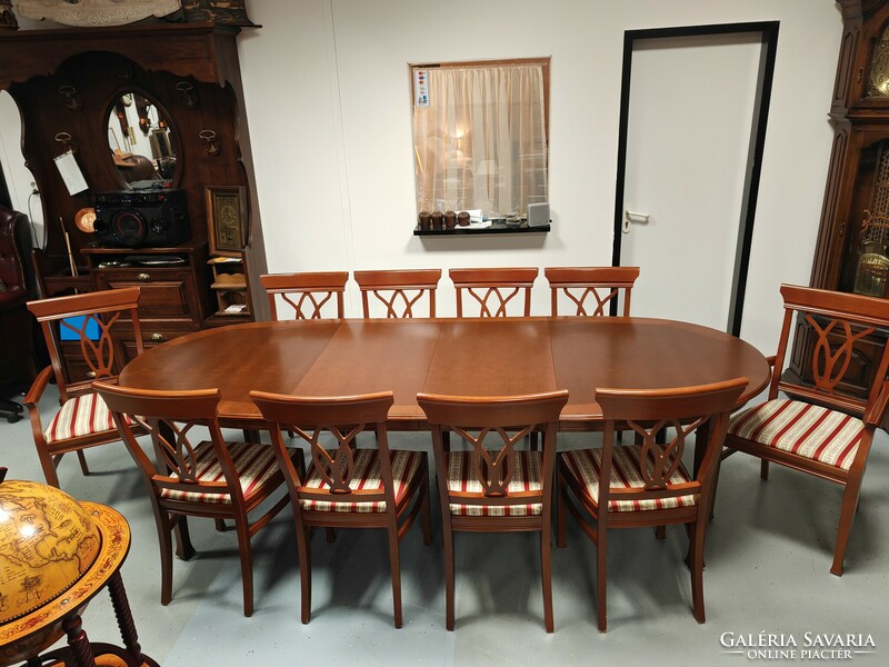 Very rare dining set for 10 people