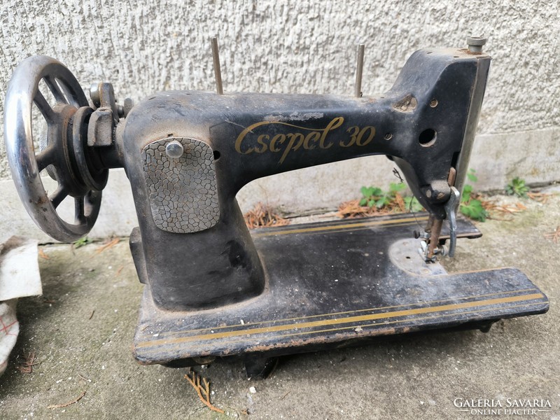 Antique Csepel sewing machine heavy weight movie theater prop for additional decoration purpose