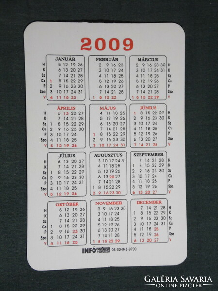 Card calendar, winkler paper stationery print shop, berettyóújfalu, 2009, (6)
