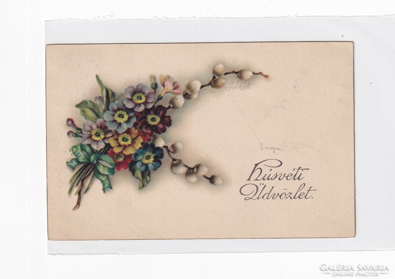 H:106 Easter antique greeting card 1916