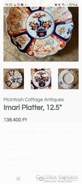 Imari Japanese wall plate