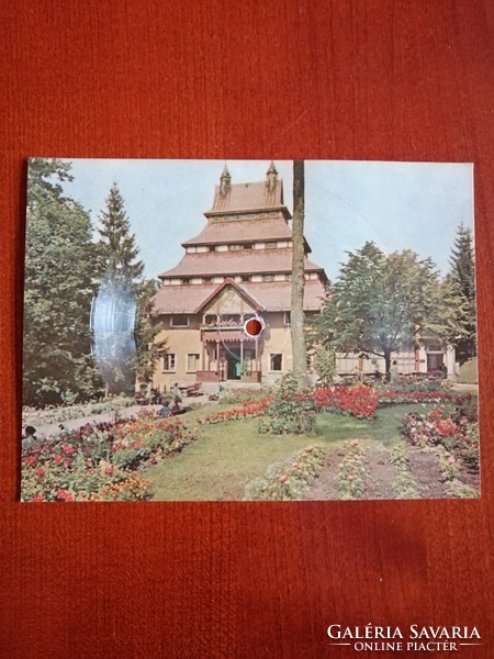 Postcard with sound record, an old Hungarian invention