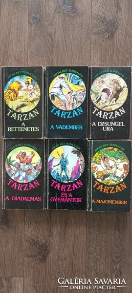 Tarzan könyvek 6 db