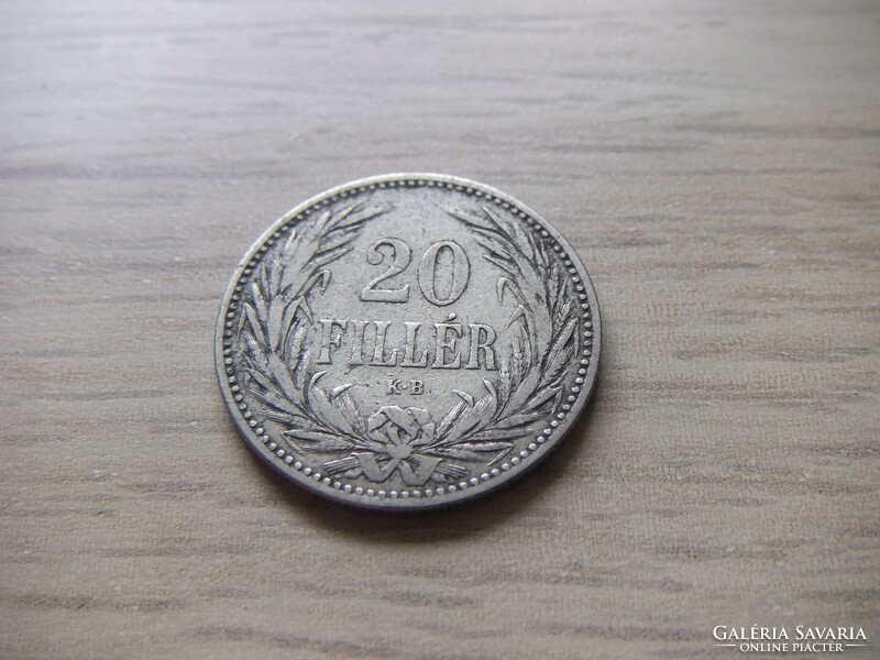20  Fillér  1893      Magyarország