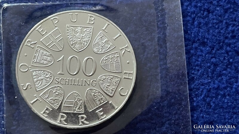 100 Schilling silver souvenir pp 4 pieces