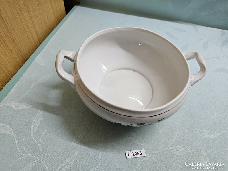 T1455 violet porcelain soup bowl 24 cm