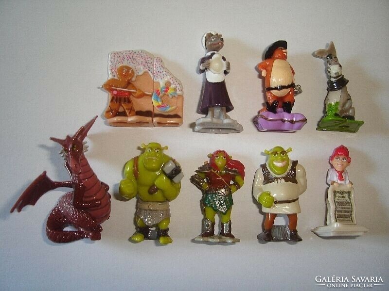 Shrek 4. Mesefigurák eredeti Kinder játékok gyűjtőknek is
