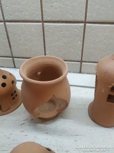 Sale! Action! Folk ceramics, earthenware ornaments, candle holders for sale!