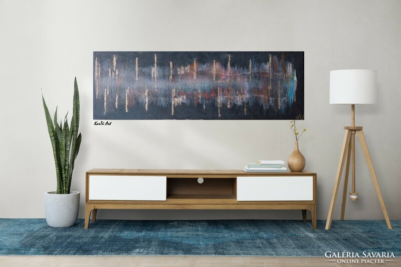 Kartü art - possibility 140*45 cm abstract painting