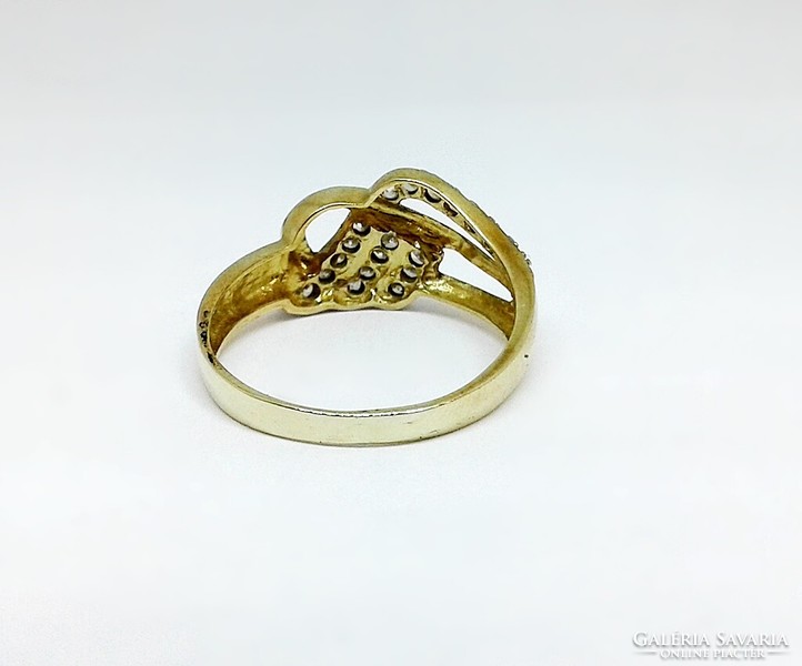 Köves arany gyűrű (ZAL-Au124257)