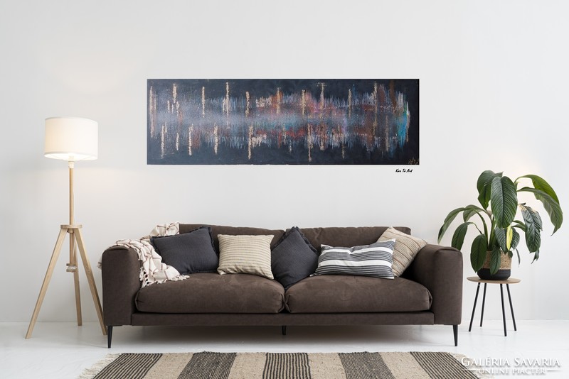 Kartü art - possibility 140*45 cm abstract painting