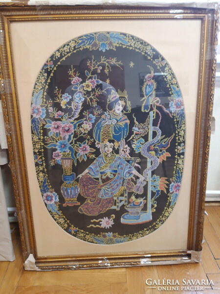 Large hand-made tapestry picture with a unique theme