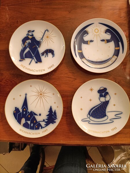 Kpm limited collector's plate 4 pcs