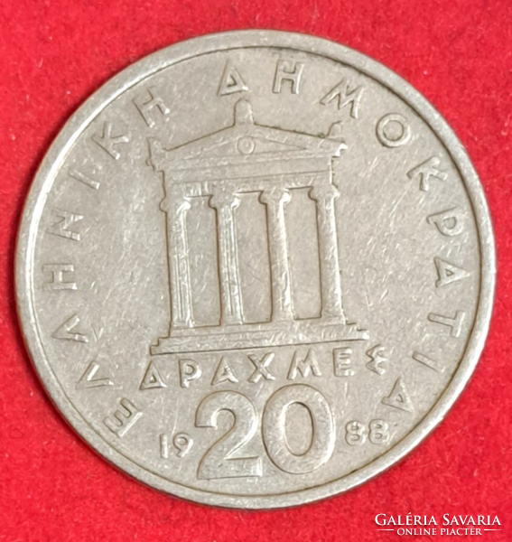 1988. Görögország 20 Drachma (686)