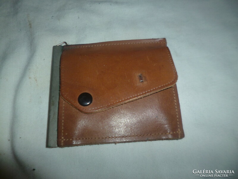 Old leather wallet