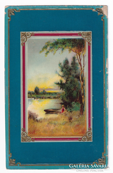 H:104 antique greeting card