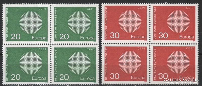 Összefüggések 0204  (Bundes) Mi 620-621       3,20 Euró postatiszta