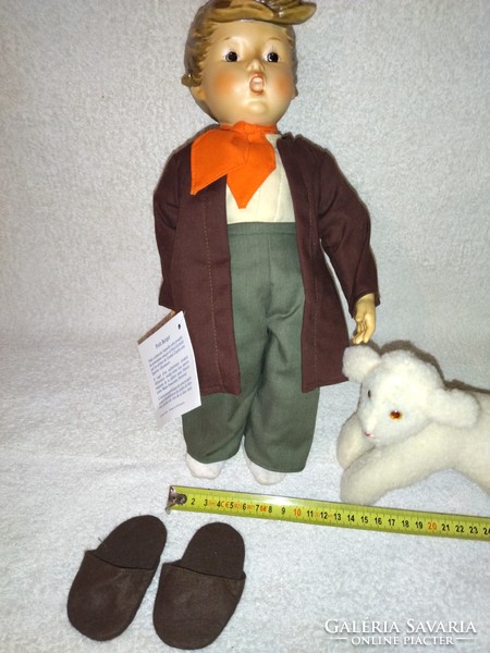 Rare huge m.I. Hummel goebel lost sheep doll doll. 40cm high