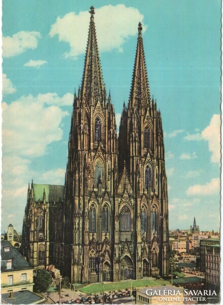 Képeslap 0072 (Német)  Kölni Dóm  postatiszta