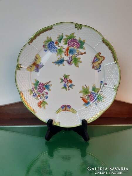 Herend Victorian patterned flat plate