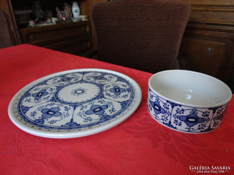 Német porcelán orientális tányérka